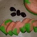 Cooksnap dari Miranti Diah ⓝ untuk resep Brownies strawberry pandan (#pr_bolu)
