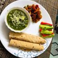 Simran sachdeva's cooksnap of when they made पालक पनीर (palak paneer recipe in Hindi).