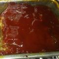 Raven's cooksnap of when they made Meatloaf and Mashed Potatoes.
