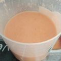 El cooksnap de Sandra cuando hizo Gazpacho andaluz.