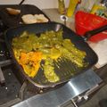 El cooksnap de Angie cuando hizo Morrones agridulces.