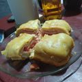 El cooksnap de Emiliano Soto cuando hizo Torta chivito.