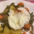 El cooksnap de maria jesus serrano jimenez cuando hizo Salteado de judías con huevos escalfados.