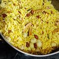 Shubhi Rastogi's cooksnap of when they made Namkeen chiwda Mixture.