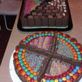El cooksnap de Alejandra Mans cuando hizo Torta de cumpleaños decorada.