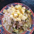 El cooksnap de Claudia Monrroy cuando hizo Guiso de zapallitos italianos con arroz.