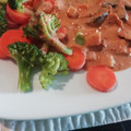 El cooksnap de Rogelio García cuando hizo Pollo con crema de chipotle y papas.