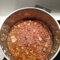 El cooksnap de Alberto Caba cuando hizo Lentejas con ternera.