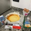 El cooksnap de Maria Marin Toral cuando hizo Tarta de queso batido y queso grana padano rallado.