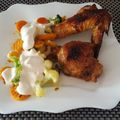 Nikichuy Dér Cooksnap-ja, amikor elkészítette a(z) Csípős, mézes csirkecomb receptet.