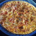 El cooksnap de Juana Koczy cuando hizo Tarta caprese.