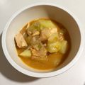 El cooksnap de aNa cuando hizo Marmitako de salmón.