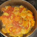 El cooksnap de Toya cuando hizo Guiso de Zanahoria y Calabacín.