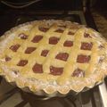 El cooksnap de Ariana Manzi cuando hizo Pastafrola (sin manteca).