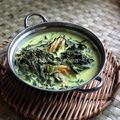 Cooksnap Salina Jalaludin semasa beliau membuat Masak lemak pucuk ubi ikan kurau masin.