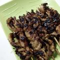 Cooksnap dari DILA untuk resep Sate Jamur Tiram Saus Kacang