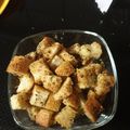 El cooksnap de Yuly GC cuando hizo Croutons en 5' (microondas).