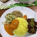 Cooksnap Izany Rahim semasa beliau membuat Nasi Kerabu Tumis.