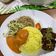 Cooksnap Izany Rahim semasa beliau membuat Nasi Kerabu Tumis.