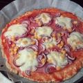 Tímea Támba Cooksnap-ja, amikor elkészítette a(z) Túró alapú fitt pizza receptet.