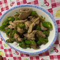 柏諭路 的 青龍椒炒肉片 cooksnap