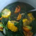 Cooksnap dari Indah Kurnia untuk resep Sayur Bening Bayam Labu Siam