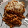 Cooksnap από Spookie στη συνταγή Σουφλέ ζυμαρικών με αλλαντικά και mix τυριών