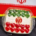 کوک اسنپ 👩‍🍳Hamideh بعد از امتحان کردن 🇮🇷🍜سالاد الویه طرح پرچم ایران جااان🍜🇮🇷.