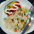 Cooksnap Nur Azliani Amer semasa beliau membuat Nasi goreng cina.
