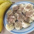 El cooksnap de Fitness_Comesaludable cuando hizo Plátano con semillas de linaza y chía.