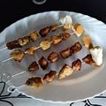 El cooksnap de Mari Carmen cuando hizo Ensalada templada de bulgur con pinchos morunos (vegano).