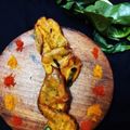 Priyanka Bose's cooksnap of when they made পুঁই পাতার পকোড়া (pui patar pakora recie in Bengali).