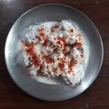 Asha Sharma's cooksnap of when they made Dahi Bhalla in Appampatra.
