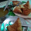 Aarti Goyal's cooksnap of when they made Samosa.