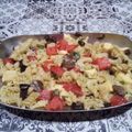 El cooksnap de Lady Marmalade cuando hizo Ensalada de pasta con sandía, queso fresco y olivas.