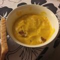 El cooksnap de Pumba cuando hizo Crema de calabacín y zanahoria con quesos.