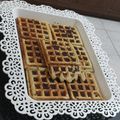 El cooksnap de Erika cuando hizo Waffles dulces de avena.
