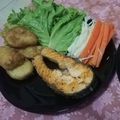รูป Cooksnap ของ Pakamon Sae-lim เมื่อเขาทำ เสต็กแซลมอนย่างราดซอลเทอริยากิ