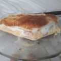 El cooksnap de Leila Paola Zimmermann cuando hizo Tarta de jamón, queso y choclo.