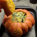 El cooksnap de Elizabeth cuando hizo Zapallo relleno vegetarianoal horno.