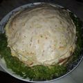 El cooksnap de Maria Fernanda Toranza cuando hizo Torre de Panqueques para Despedir el Año.