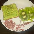 El cooksnap de Anahí Alonso cuando hizo Tostadas de aguacate y kiwi con queso philadelphia.