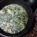 El cooksnap de Marcel cuando hizo Tortilla de espinacas con jamón.