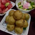 Cooksnap dari Maria Qibty untuk resep Bola-Bola Ubi isi Coklat (camilan simple)