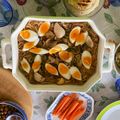 El cooksnap de Miguel R-C cuando hizo Miso Ramen con champiñones y pollo picante.
