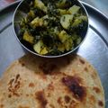 roli sinha 's cooksnap of when they made Aloo methi.