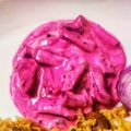 Sonal Sardesai Gautam का कुकस्नैप जब उन्होंने बीटरूट बूंदी का रायता (beetroot boondi ka raita recipe in Hindi) बनाया था।