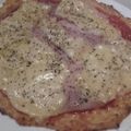 El cooksnap de Andreita cuando hizo Pizza con masa de coliflor.