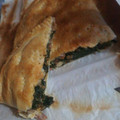 El cooksnap de Veronika Rocha cuando hizo Empanada de bacon y espinacas.