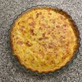 El cooksnap de Ricardo cuando hizo Quiche de alcachofas y jamón.